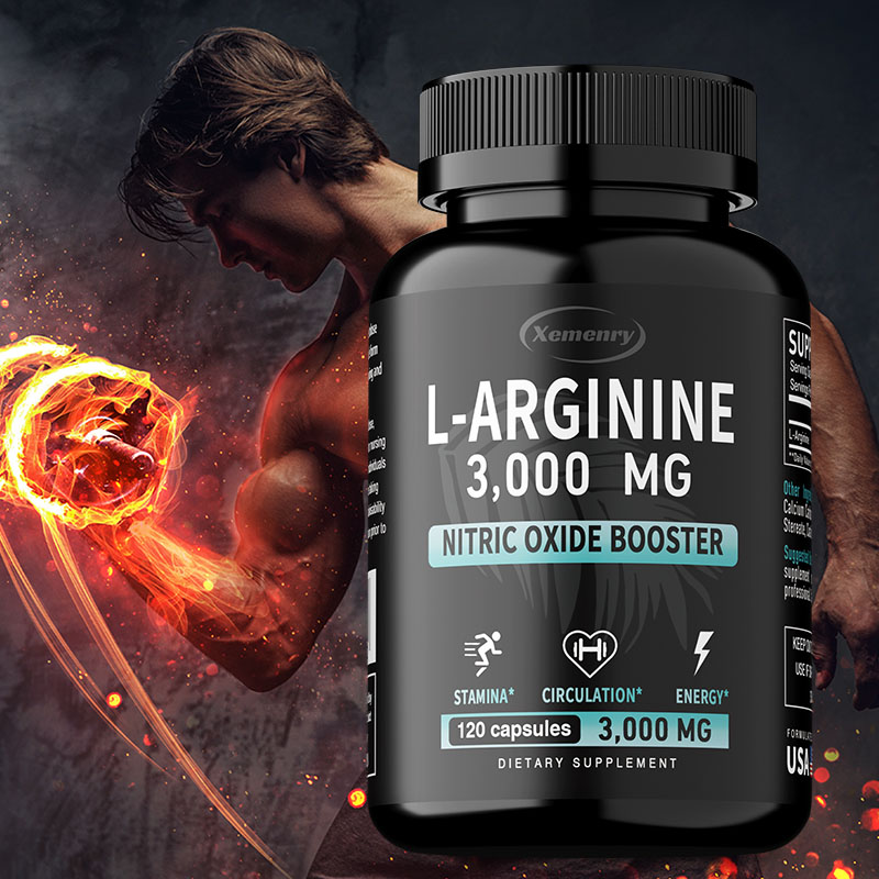 Pre Workout Supplement - L-Arginin - Kas Büyümesini Destekler, Kan