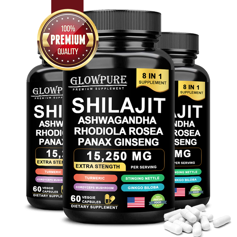 Pre Workout Supplement - Shilajit 8'i 1 Arada Takviye, Ginseng