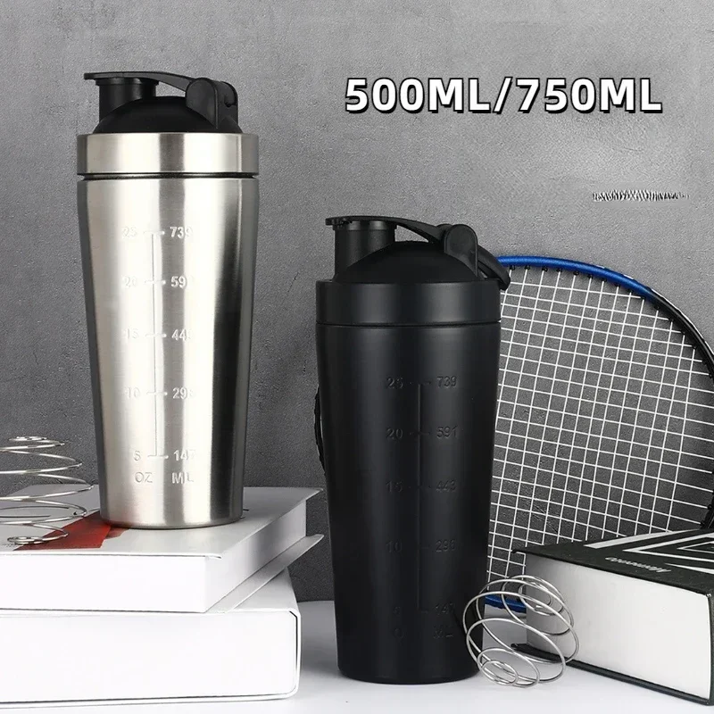 Nutrition Sports Fitness - Paslanmaz Çelik Protein Shaker Bardak Taşınabilir