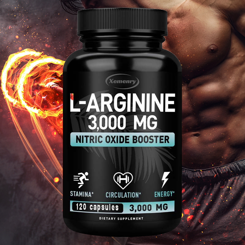 Pre Workout Supplement - L-Arginin 3000mg - Egzersiz Sırasında Enerji,