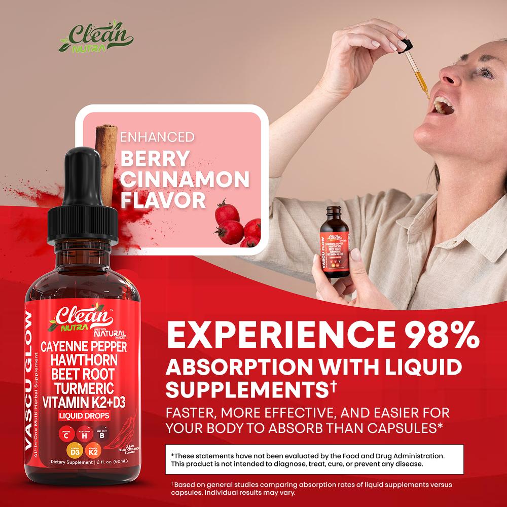 Clean Nutra Vascu Glow Sıvı Da - Vitamin D3 K2 Drop incelemesi ve fiyatı