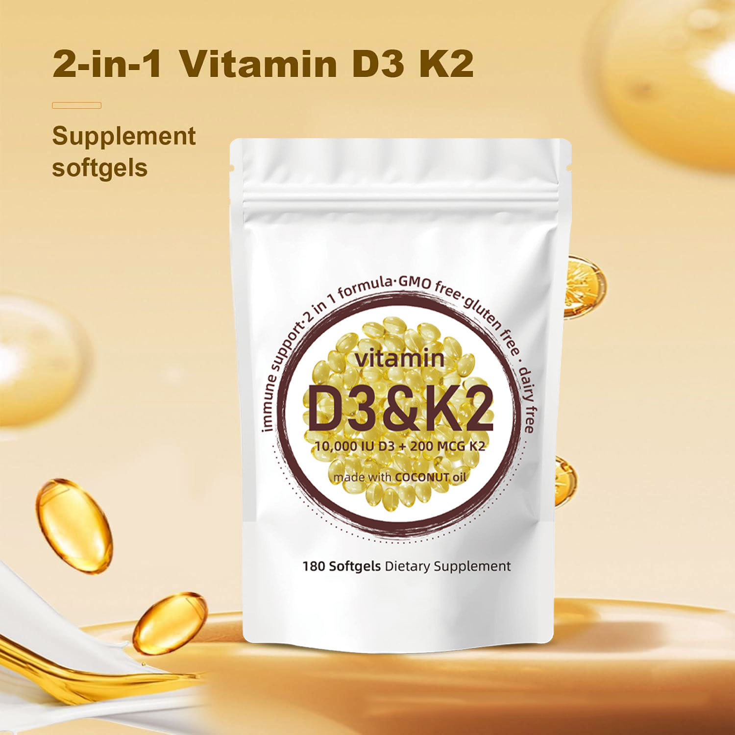 D3 Vitamini K2 Softjeleri - D3 - Vitamin D3 K2 Drop incelemesi ve fiyatı