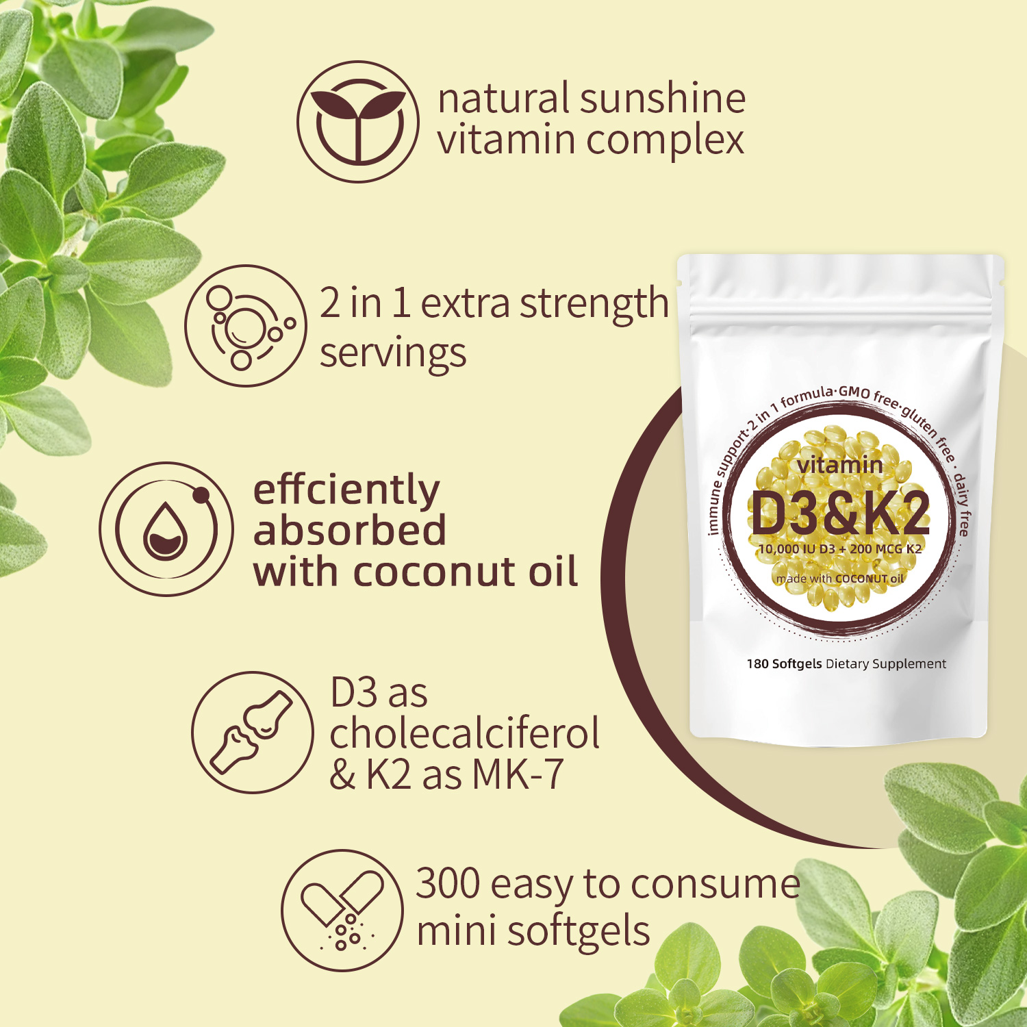 D3 Vitamini K2 Softjeleri - D3 - Vitamin D3 K2 Drop incelemesi ve fiyatı