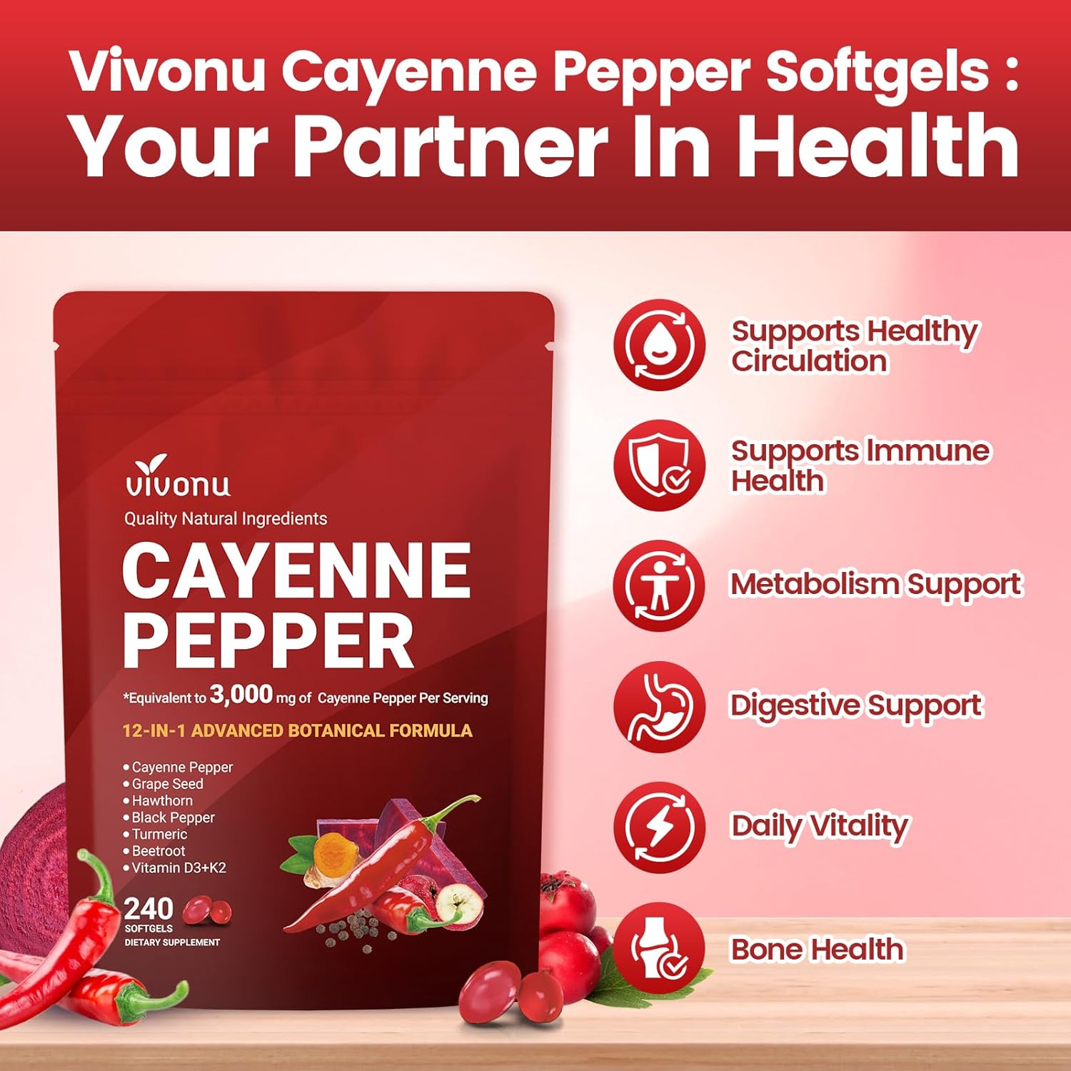 VivoNu Cayenne Biberi Yumuşak  - Vitamin D3 K2 Drop incelemesi ve fiyatı