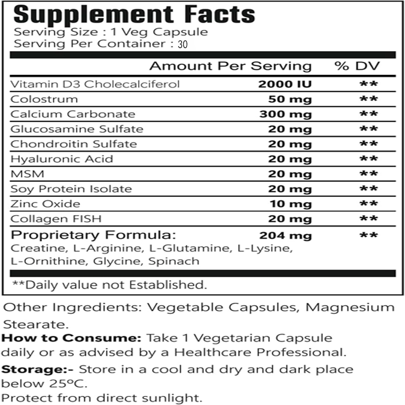 Boy uzamasını destekleyen ekle - Glucosamine Chondroitin Joint incelemesi ve fiyatı