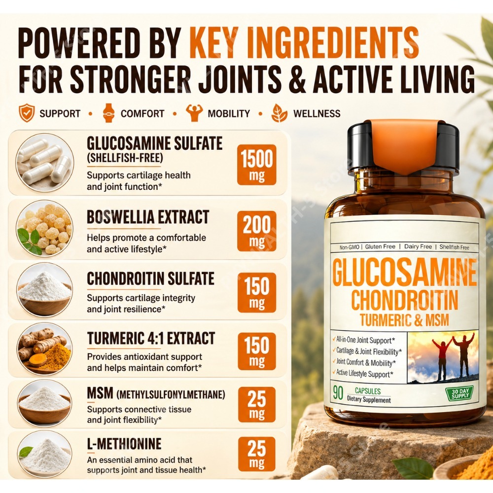Glukozamin Kondroitin MSM Kaps - Glucosamine Chondroitin Joint incelemesi ve fiyatı