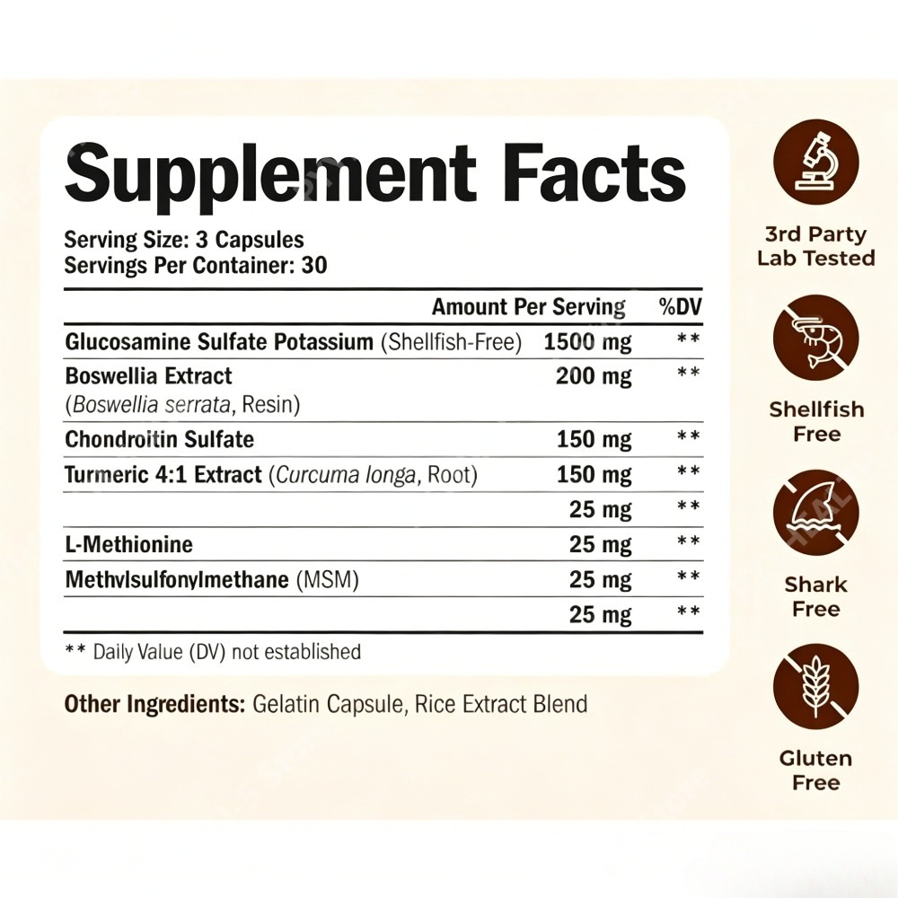 Glukozamin Kondroitin MSM Kaps - Glucosamine Chondroitin Joint incelemesi ve fiyatı