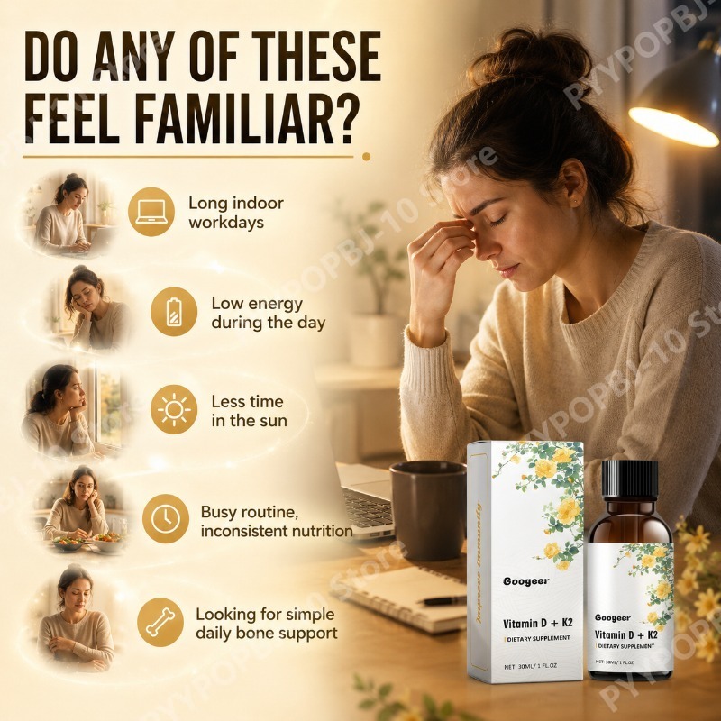 Googeer Vitamin D3 K2 Sıvı Dam - Vitamin D3 K2 Drop incelemesi ve fiyatı