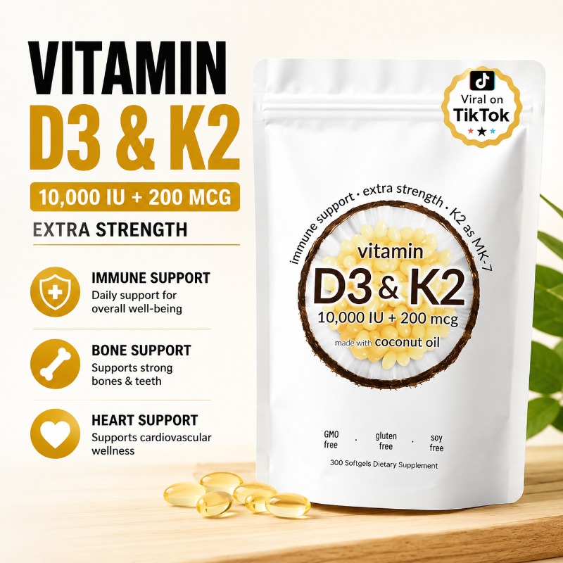 Vitamin D3 10000 IU + K2 MK-7  - Vitamin D3 K2 Drop incelemesi ve fiyatı
