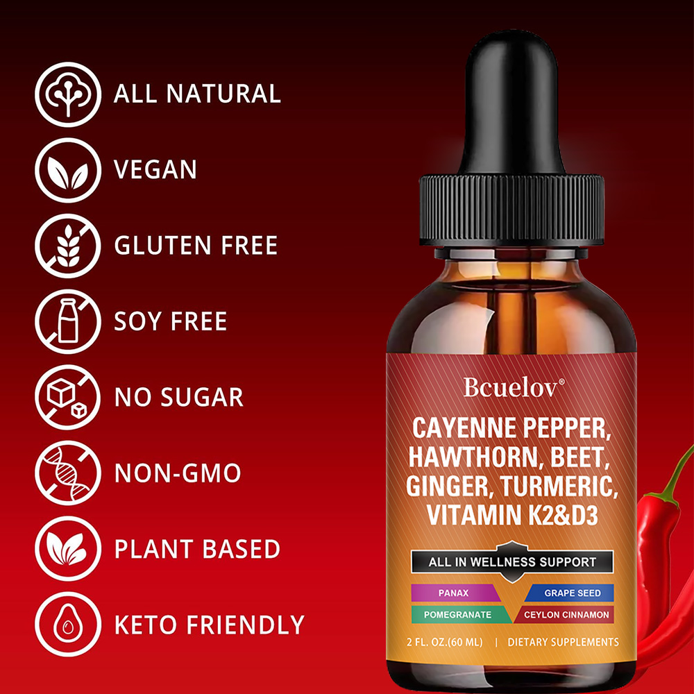 Cayenne Biber Sıvı Damlaları + - Vitamin D3 K2 Drop incelemesi ve fiyatı