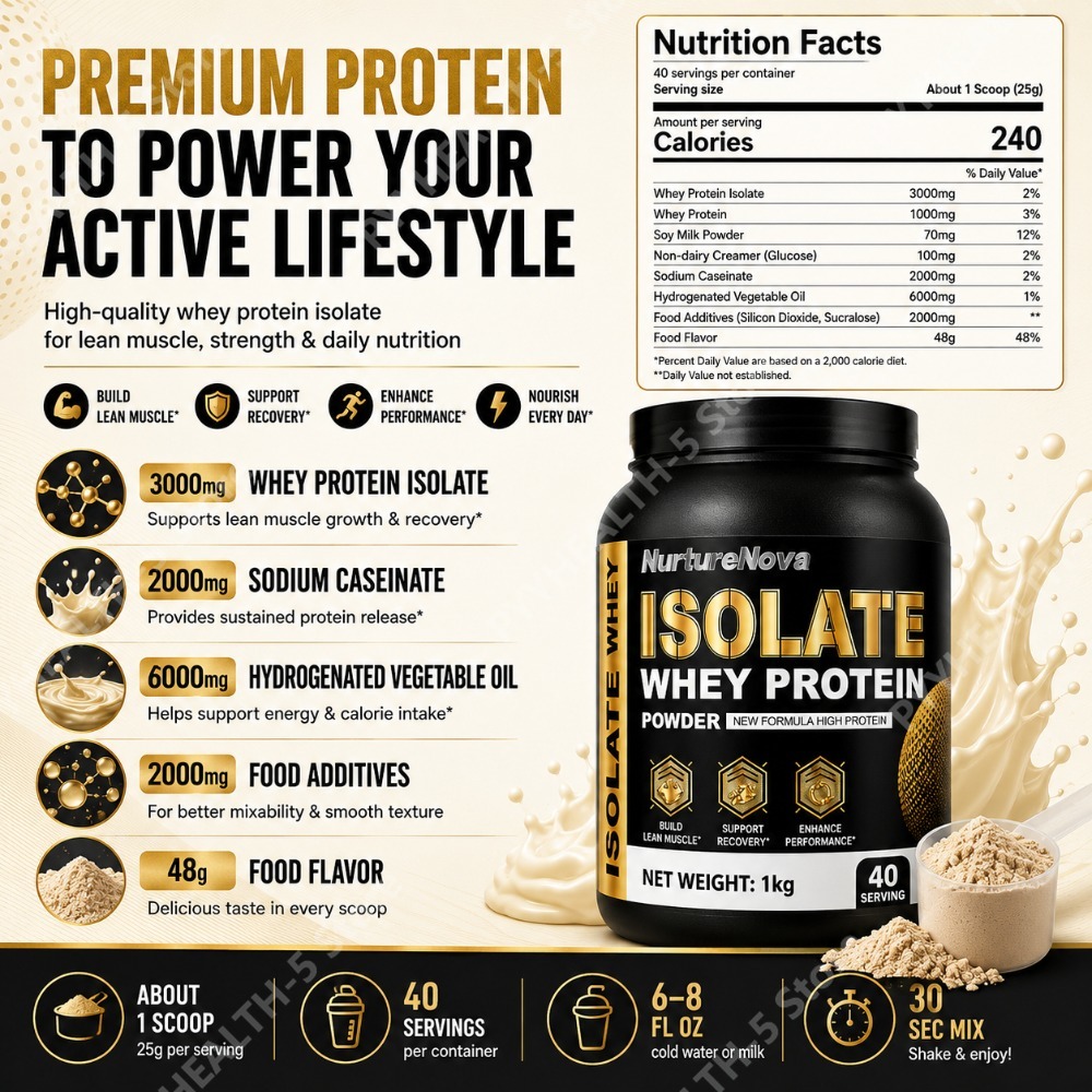 Isolate Whey Protein Tozu 1kg  - Nutrition Sports Fitness incelemesi ve fiyatı